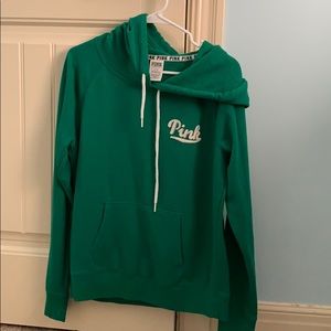 Green PINK Hoodie